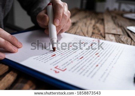 Script Proofread And Sentence Grammar Spell Check. Correct Mistakes