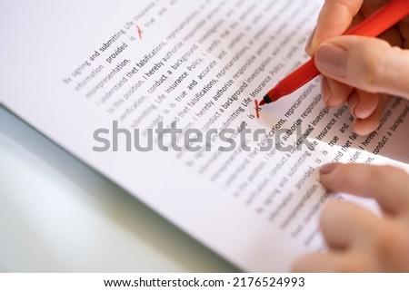 Script Proofread And Sentence Grammar Spell Check. Correct Mistakes