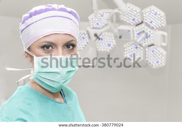 Scrub Nurse Portrait Operating Room Stock Photo Edit Now