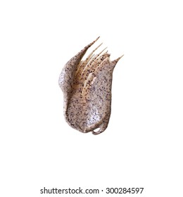 Scrub sample isolated on white background