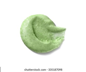 Scrub Sample isolated on white