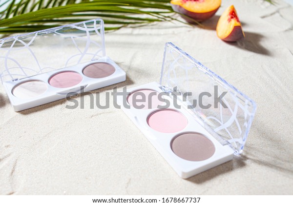 Sculpting Palette Lies On Beach Sand Stock Photo (Edit Now) 1678667737