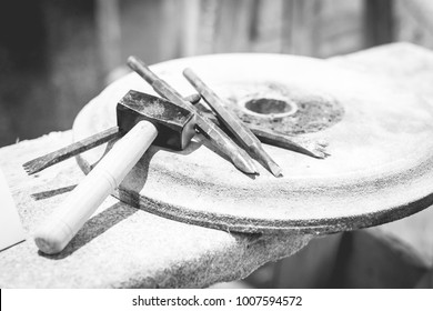 Sculptor Tools Of Marble