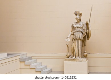 Sculpture Of Athena In The Pushkin Museum