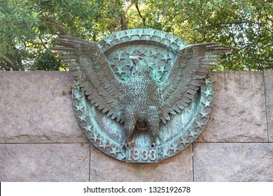 Sculpture Of An Eagle, West Potomac Park, Washington, DC, USA