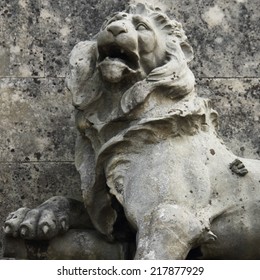 Sculpture Lion Symbol Strength Greatness Stock Photo 217877929 ...