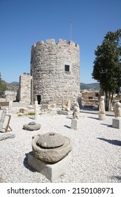 Sculptures in Bodrum Castle, Mugla City, Turkey