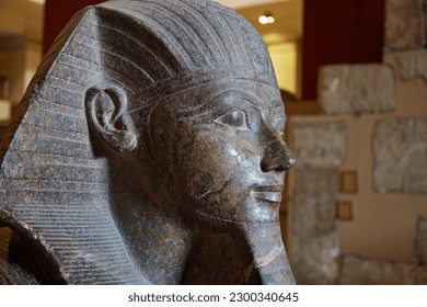 Sculptures in Cairo Depicting Hatshepsut, the Most Famous Female Egyptian Pharaoh - Shutterstock ID 2300340645