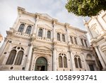 Scuola Grande di San Rocco in Venice. Italy. Front View. Beautiful Facade.