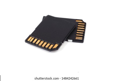 Sd Memory Card On White Background Stock Photo 1484242661 | Shutterstock