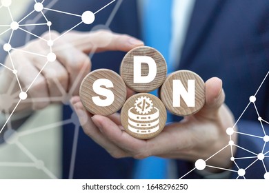 SDN Software Defined Networking Concept. - Shutterstock ID 1648296250