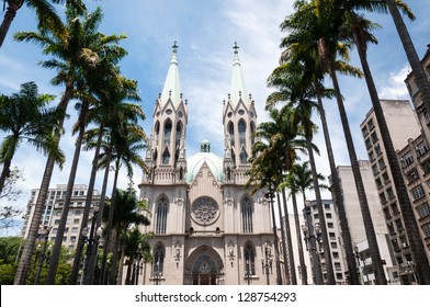 Se Cathedral In Sao Paulo