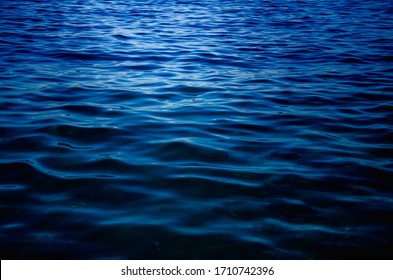 Sea abstract background dark blue surface of water - Powered by Shutterstock