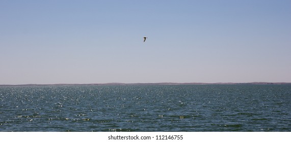 Sea as a backdrop