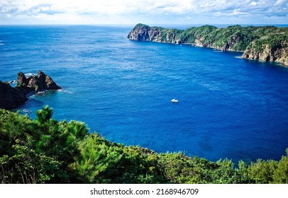 Sea bay by the sea coast. Beautiful sea bay panorama. Sea bay landscape. Sea bay vacation - Shutterstock ID 2168946709