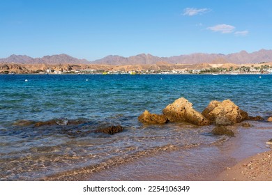 Sea beach in Sharm El-Sheikh, Sinai, Egypt - Shutterstock ID 2254106349