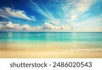 Sea Beach Summer Travel Tourism Vacation Resort Sky Nature Sun Background