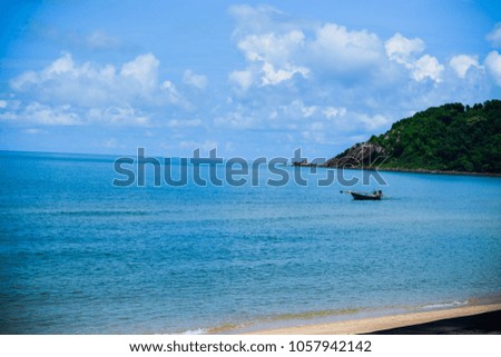 Sea and beach in Thailand