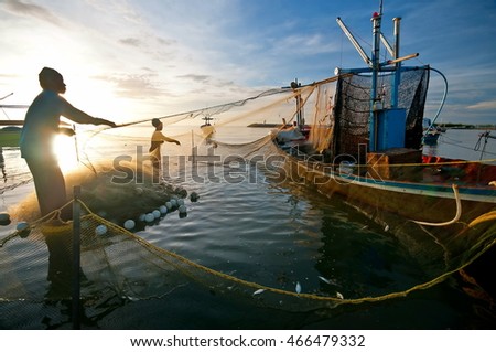 Sea boat and fishery