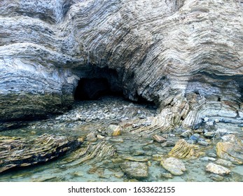 Sea Cave At Crystal Cove State Park, Newport Beach, California