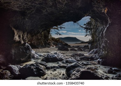 Sea Cave At San Josef Bay, Cape Scott Provincial Park