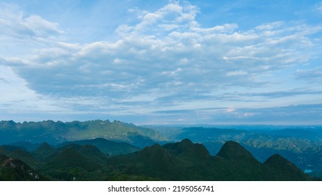 The Sea Of Clouds Above The Peaks In Qujing, Yunnan

