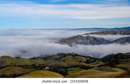 Sea Of Clouds In Mission Peak Regional Preserve