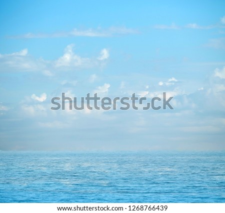 woman in red swimsuit walks by the sea. blurred