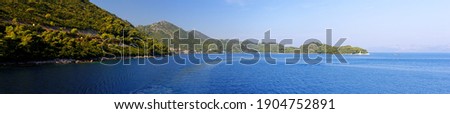 Sea coast of Mljet island in Croatia Foto stock © 