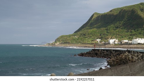 Sea Coastline In Shimen District Of New Taipei