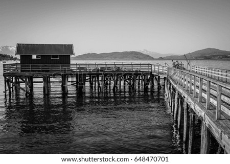 Sea dock, Eveness, Bogen Norway