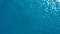 Sea From Drone. Ocean (water) Surface. Water Texture. Sea Surface Aerial View.