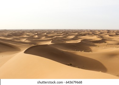 The Sea Of Dunes, Sahara Desert, Morroco.