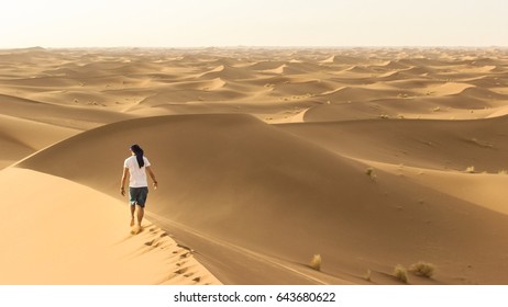 The Sea Of Dunes, Sahara Desert, Morroco.