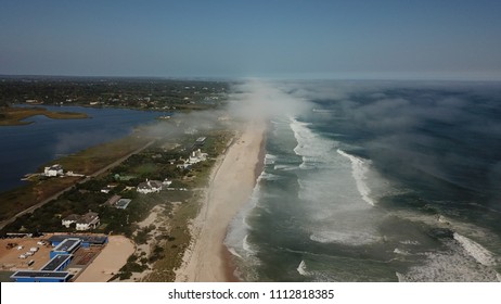 Sea Fog Rolls Into Southampton, NY