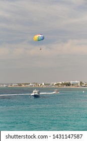 Sea Fun Parasailing Somewhere In Cyprus