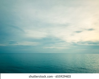 Sea Horizon Calm Ocean, Sea Horizon Background