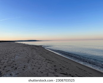 Sea horizon, North seaside Bulgaria, Black Sea