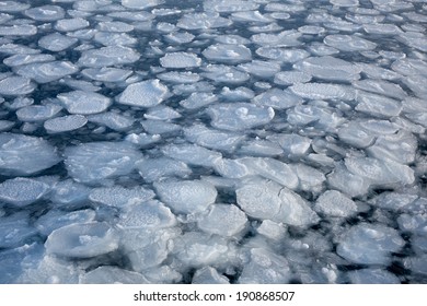 Sea Ice Edge Nature In Winter Background Image