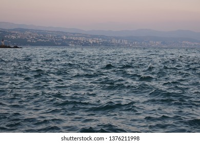 Sea Of Kvarner Gulf In Croatia