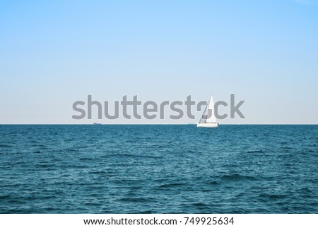 Similar – Image, Stock Photo sail away with me