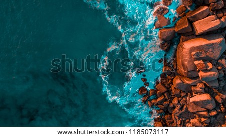 sea landscape drone 