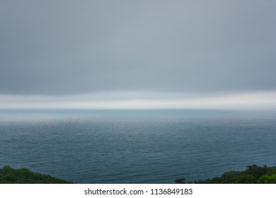 sea landscape with storm sea