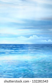 Sea : Oil Color Painting