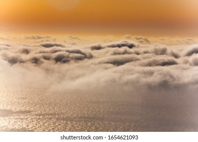 
sea ​​of ​​clouds on the island of El Hierro