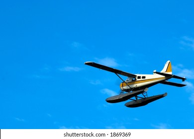 Sea Plane Above Union Lake, Seattle