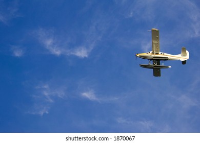 Sea Plane Above Union Lake, Seattle