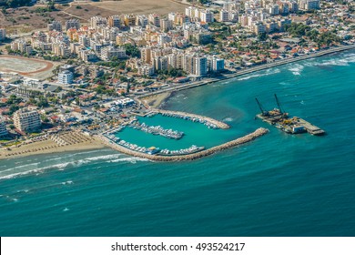 Sea Port City Of Larnaca, Cyprus.