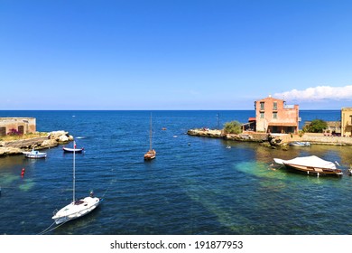 The Sea At Porticello Near Bagheria, Sicily