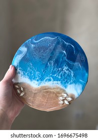 Sea ​​epoxy. Resin Art Work 